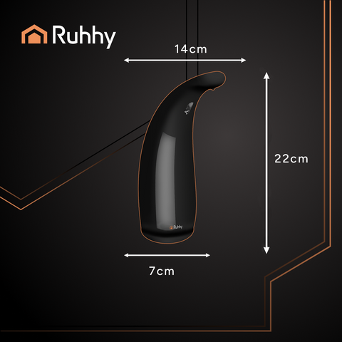 Ruhhy 26076 Touchless Soap Dispenser Black