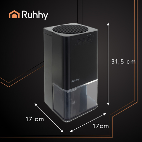 Black Ruhhy 26494 air dehumidifier