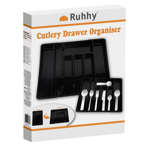 Plastic drawer insert/organizer Ruhhy 24748