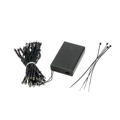 Weihnachtsbaumgirlande 2,7 m mit Ruhhy 22322 LED-Lichtern