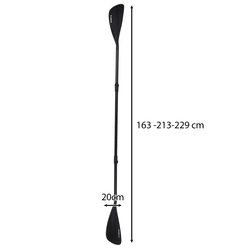 Trizand 4-piece adjustable paddle 229cm 2in1