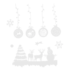 Weihnachts-Fensteraufkleber Ruhhy 22253