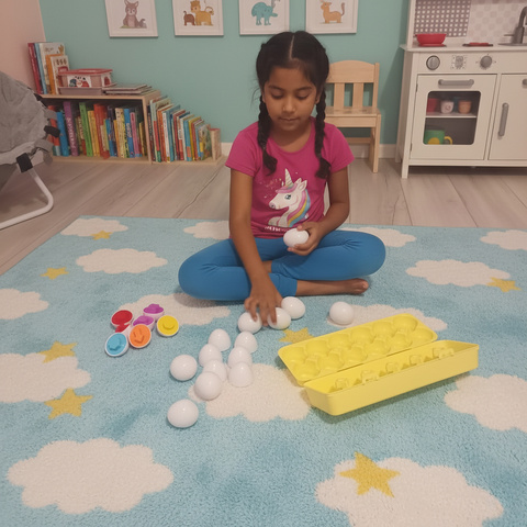 Puzzle - eggs set of 12 pcs. 26653