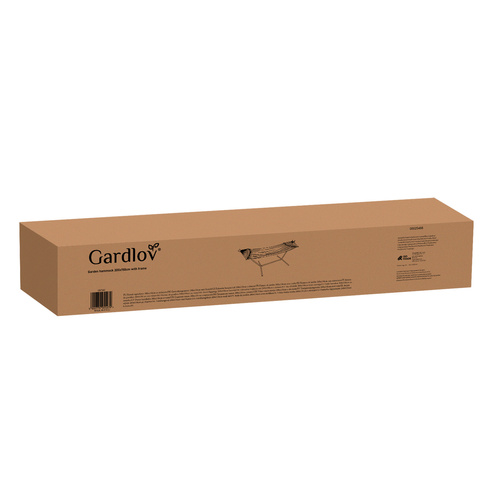 Sodo hamakas 200x150cm Gardlov su rėmu 25466