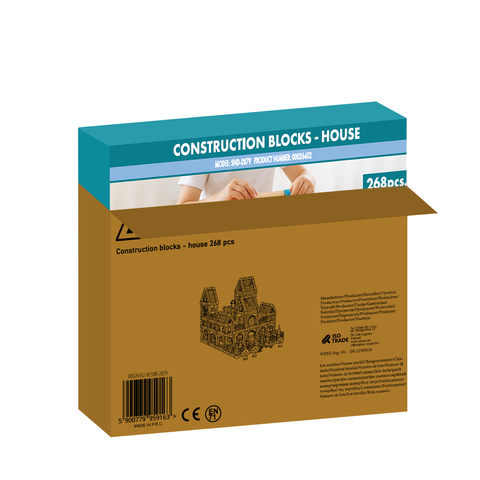 Blocs de construction - maison 268 pièces Kruzzel 26452