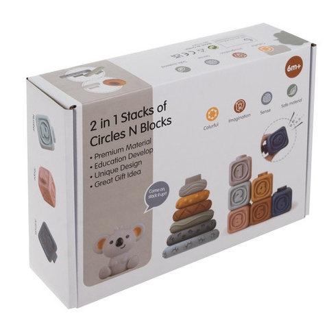 Soft sensory blocks - 13 pcs Kruzzel 24812