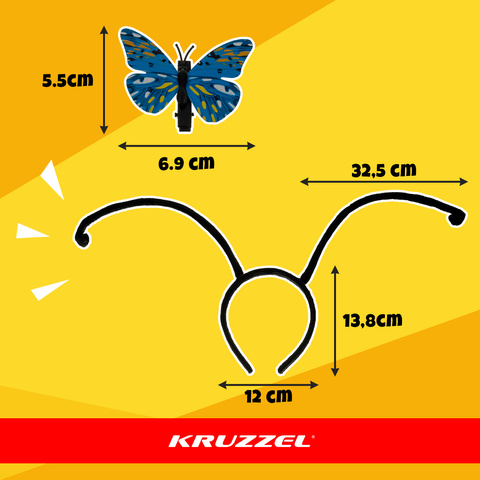 Kostým motýla 3dílný Kruzzel 26765