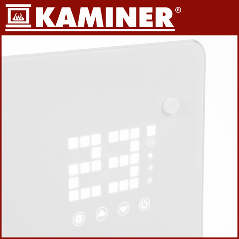 Zelva Kaminer 26573 elektrischer Glasheizkörper