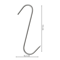 Smoking hooks - set of 15 Kaminer 25553