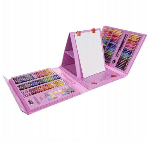 Set de peinture 208 pièces dans une valise
