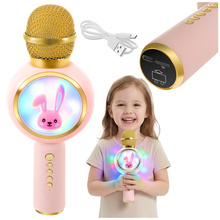 Izoxis 27048 Pink Wireless Karaoke Microphone