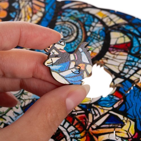 Dřevěné puzzle - Kruzzel puzzle 24551