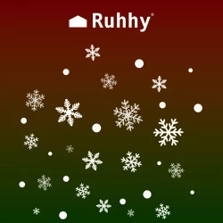 Ruhhy Christmas Window Stickers 22359