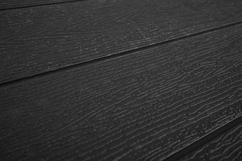 Klappbarer Gartentisch, schwarz, 180 cm