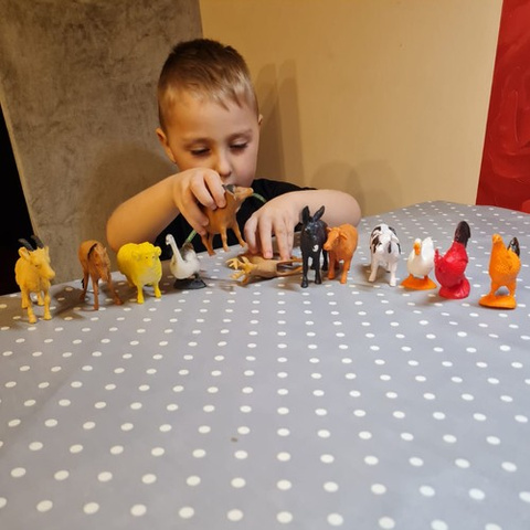 Nutztiere – Satz Kruzzel-Figuren