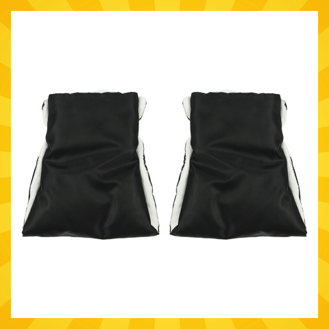 Double stroller muffs - black Kruzzel 25814