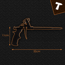 Pistolet à mousse Bigstreen 26386 320 mm