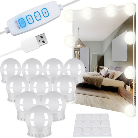 LED mirror/dressing table lights - 10 pcs.