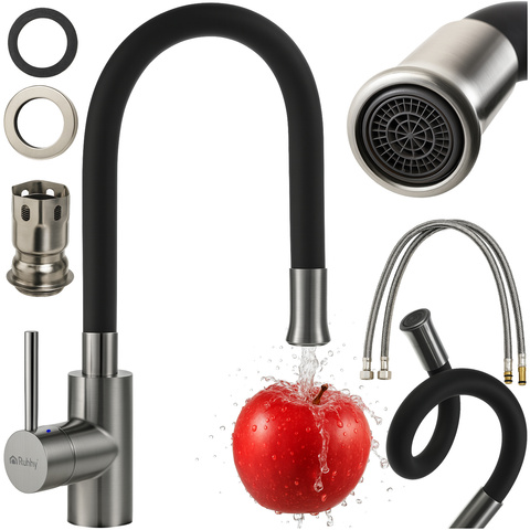 Robinet de cuisine - bec flexible Ruhhy 26324