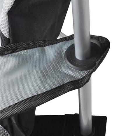 Black and gray fishing chair