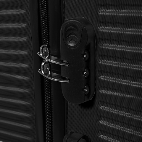 3-in-1 suitcase set - black Trizand 26661