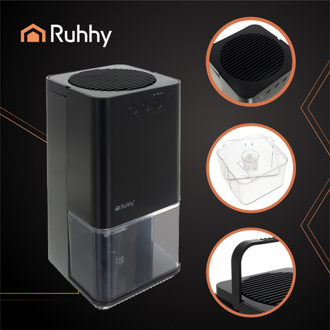 Black Ruhhy 26494 air dehumidifier