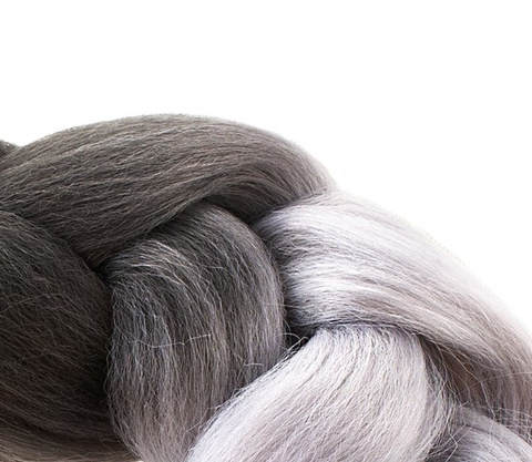 Ombre-Zöpfe aus synthetischem Haar, Gr./Gr. W10345