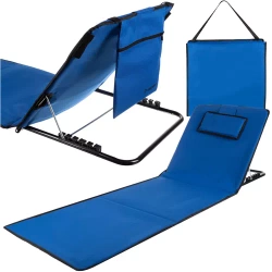 Tapis de plage avec dossier et oreiller Trizand 23617