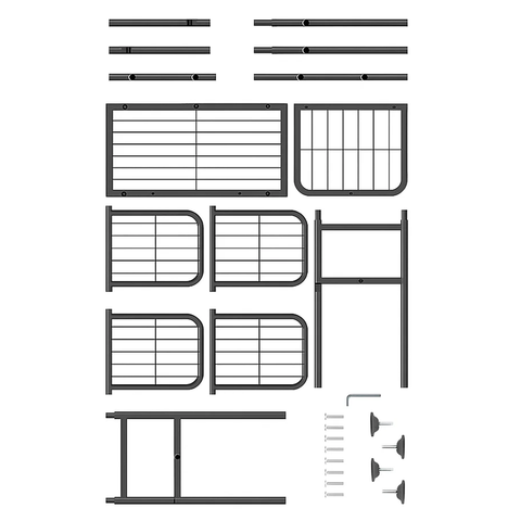 Jardinière sur pied 106 cm Ruhhy 26040