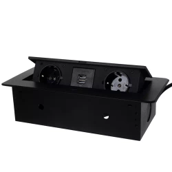 Gniazdo chowane w blat USB- podwójne Izoxis 21446 