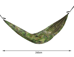 Santiago Army Touristenhängematte 260x140cm Netz
