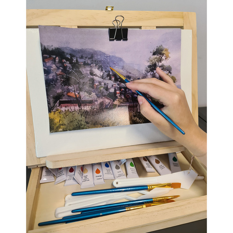 Painting set in a case 45 pcs Maaleo 23863