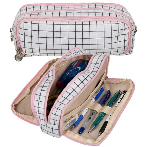 Trousse triple pliable - à carreaux Maaleo24514