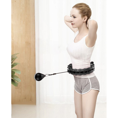 Hula hoop with massager + weight Trizand 25208