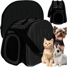 Carrier - bag for dog/cat - black