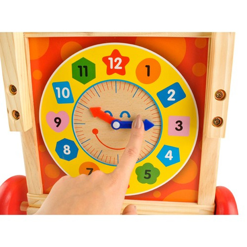 Wooden pusher - Educational cube 22606