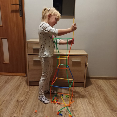 Blocks - straws - set of 408 pcs. 22408