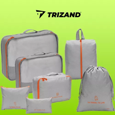 Organisateur de voyage pour valise - 7 pcs Trizand 23111