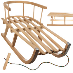 Wooden sled Kruzzel 25217