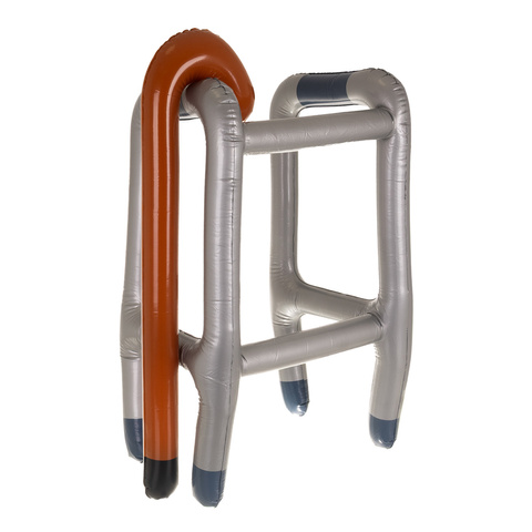 Inflatable walker with cane Ruhhy 26291