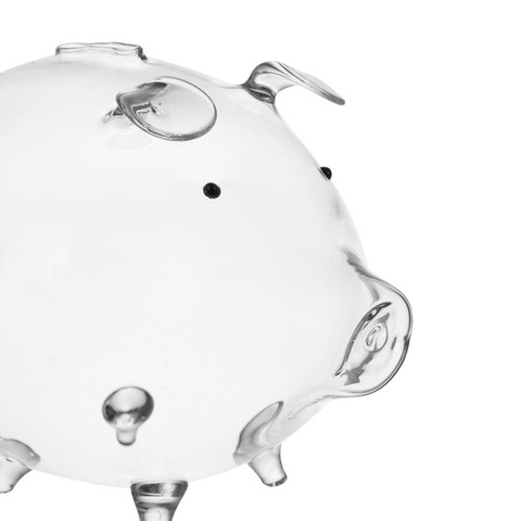 Piggy bank - glass piggy Ruhhy 22588