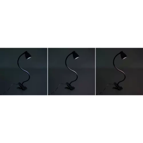 Desk lamp with clip - black Izoxis 19454