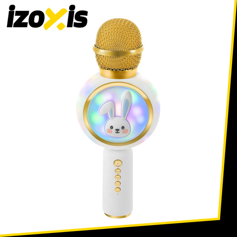 Izoxis 27047 Wireless Karaoke Microphone White