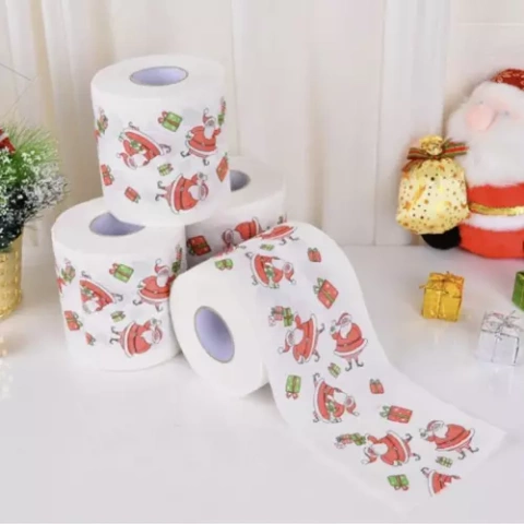 Christmas toilet paper - 4 pcs. 20353