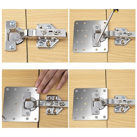 Hinge repair plate 4pcs Malatec 23032