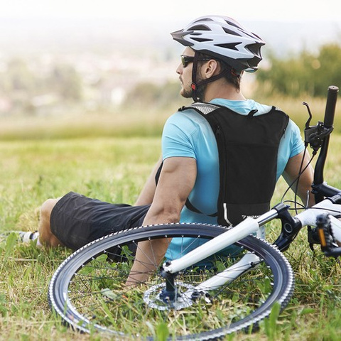 Rucksack mit Wasserblase – Grau 23489