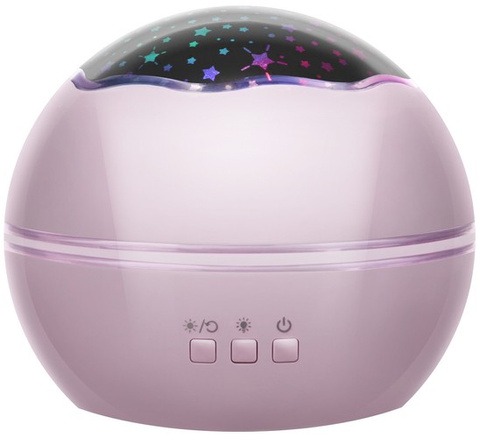 Night light with projector - pink LP16859