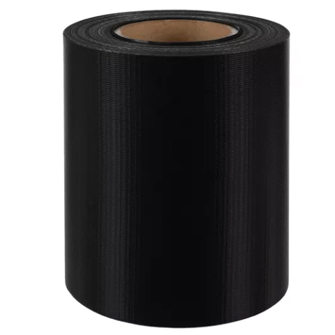 Fencing tape 19cmx35m 450g/m2 black 23698