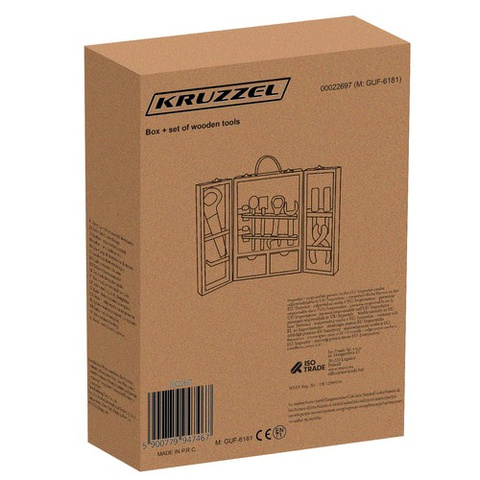 Box + Satz Holzwerkzeuge 22697