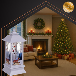 Lanterne de Noël à LED blanche Ruhhy 26753